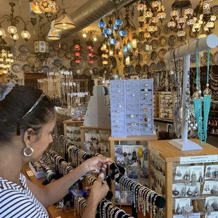 My mom, visiting from FL-loving it!