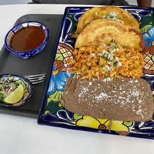 Quesabirria Tacos plate