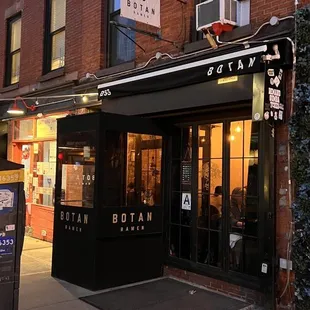 Front of the restaurant