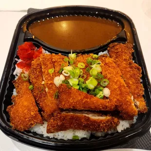 Chicken katsu curry