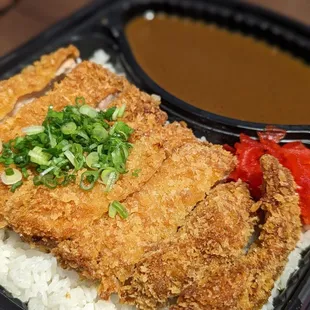 Chicken katsu curry