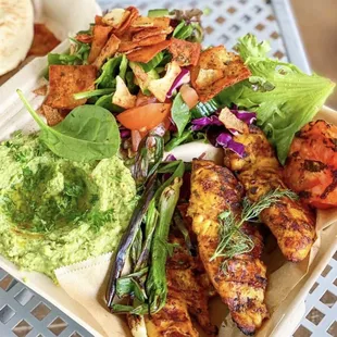 chicken wings and fried chicken, food