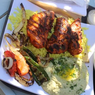 Chicken Plate + any 2 sides