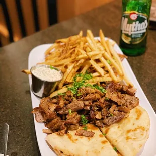 Gyro platter.