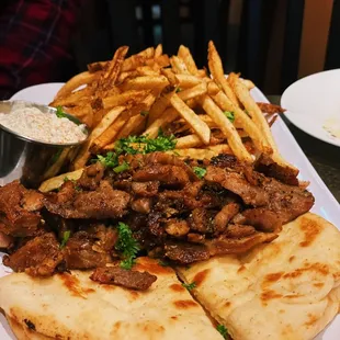 Gyro platter.