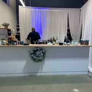 The bar set up was great! Every one of Karen Bevels catering team was exceptionally professional.