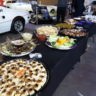 Catering drop off at the Tucson Auto Museum