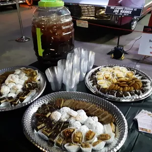 Desserts at the Auto Museum