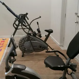 Bikes &amp; Inversion Table.