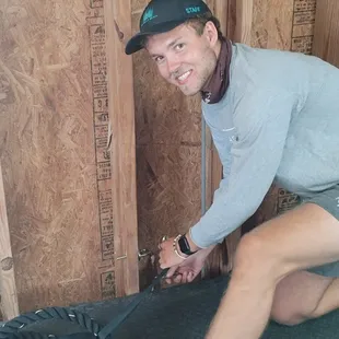 Warrior rope installation