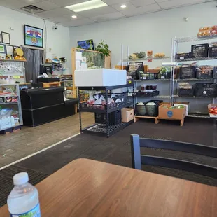 the interior of a restaurant