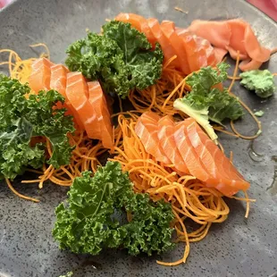 Salmon Sashimi Combo (not showing the rice)