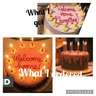 a birthday cake with candles