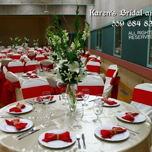 Wedding and special event Decor by Karen&apos;s Bridal and Gifts https://www.facebook.com/KarensBridalandGifts