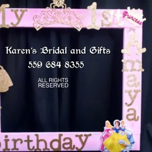 We have everything you need for your Baptism, BABY SHOWER, PRESENTACION OR SPECIAL EVENT https://www.facebook.com/KarensBridalandGifts