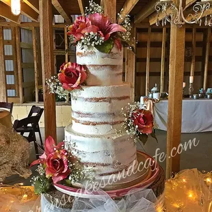 Names rustic cake