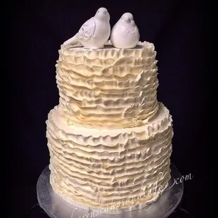a wedding cake