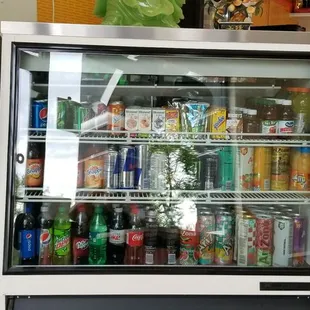 a vending machine in a store