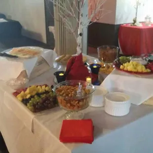 Check out the appetizer table!