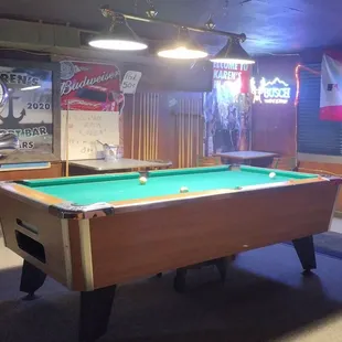 quarters on the rail