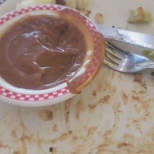 Satisfied craving of liver &amp; onions &amp; bacon with xtra gravy!!