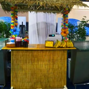 Tiki bar for catering