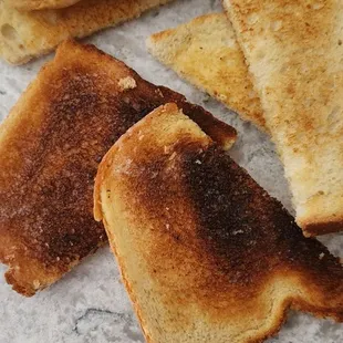 Burnt toast
