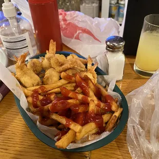 10 Piece Fried Shrimp Basket