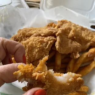 Fried catfish