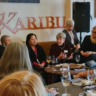 Alameda Chamber of Commerce meeting. KARIBU by Wachira is a great venue to host both your corporate and private events.