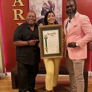 Congratulations. You all deserve this thoughtful and eloquently written award. You're seen