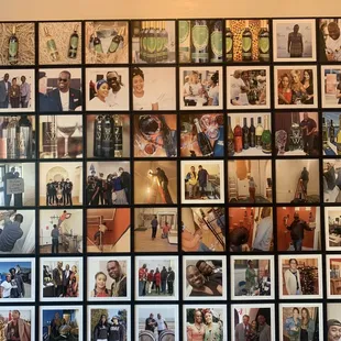 Wall of photos