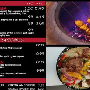 East African specials.