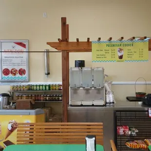 sushi and sashimi, interior