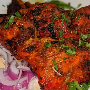 2 pcs of chicken tikka.
