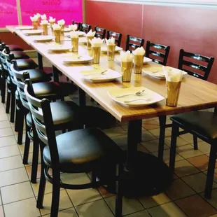 sushi and sashimi, interior