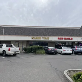 the front of the restaurant