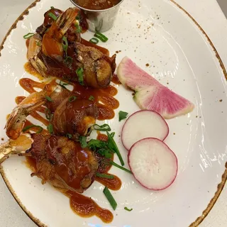 Bacon Wrapped Jumbo Shrimp