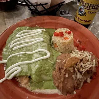 Seafood Enchiladas