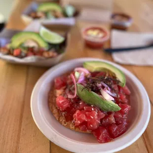 Ahi Poke Tostada - @rayz