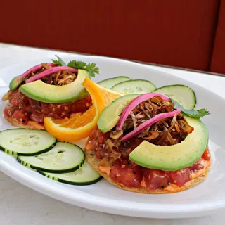 Ahi Poke Tostada