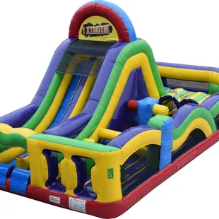 dual slide obstacle course