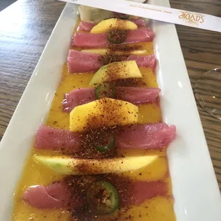 Mango Jalapeno Tuna Sashimi