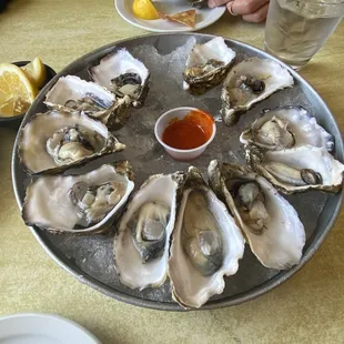 Dozen oysters