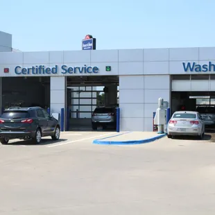 Karl Chevrolet Stuart offers a full service center and a spotless car wash!