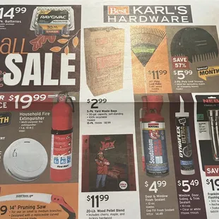 Sale starts 10/12/23 thru 10/23/23