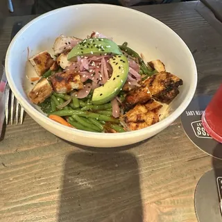 Korean BBQ Chicken Rice Bowl