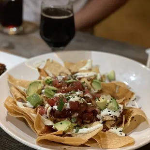 Ahi Nachos