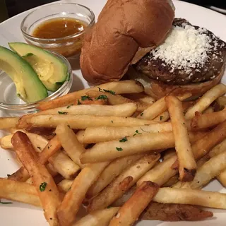 Cotija Avocado Turkey Burger