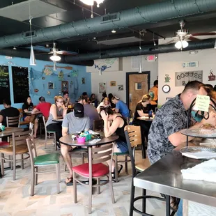 Inside Karla&apos;s...busy Saturday morning